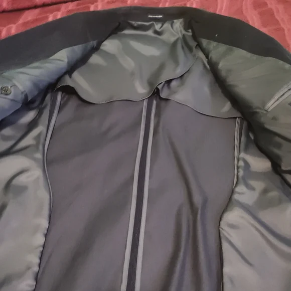 Stafford Classic Corduroy Navy Blazer - Picture 5 of 16